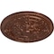 Ekena Millwork Vincent Ceiling Medallion (Fits Canopies up to 6"), Hand-Painted Copper Penny, 26"OD x 3"P CM26VICPS - alternate 2